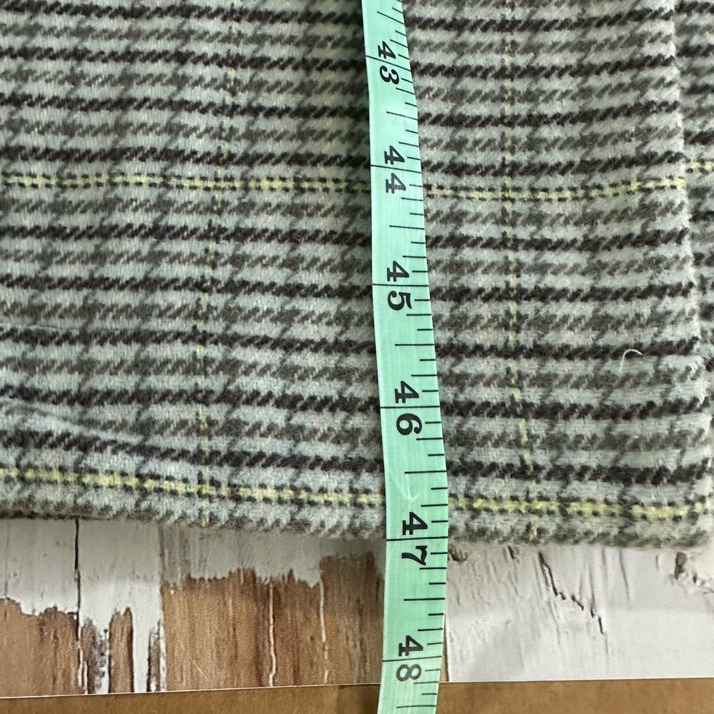 Free People WE THE FREE Liberty Duster Plaid Wool Blend Coat Size Small - Picture 9 of 14